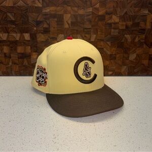 Chicago Cubs Cap with Brown Brim